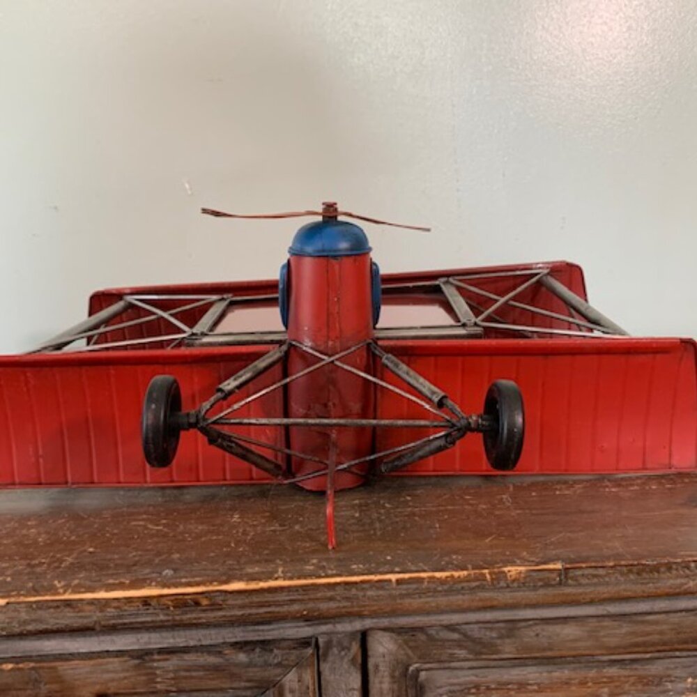 Vintage-Style Red Biplane Picture Frame - Picture 8 of 8